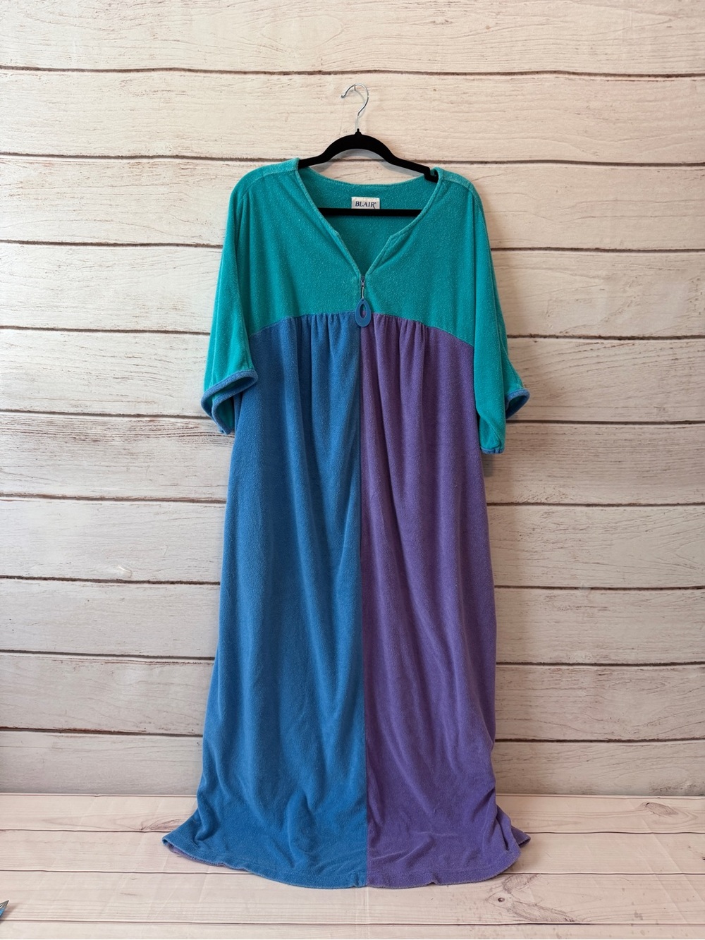 Blair Vintage Terry Cloth Lounge Dress / Housecoat | Estimated Women’s XL